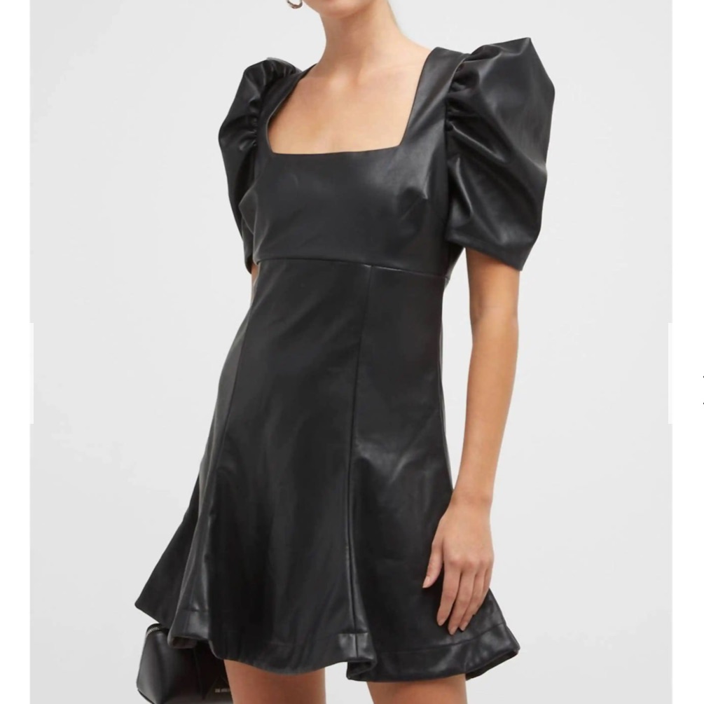 New With Tags- Likely Alia Faux Leather Dress